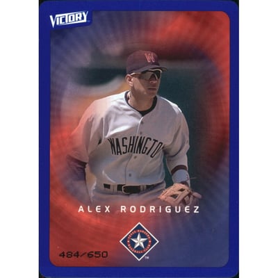 2003 Upper Deck Victory Tier 3 Blue #92 Alex Rodriguez