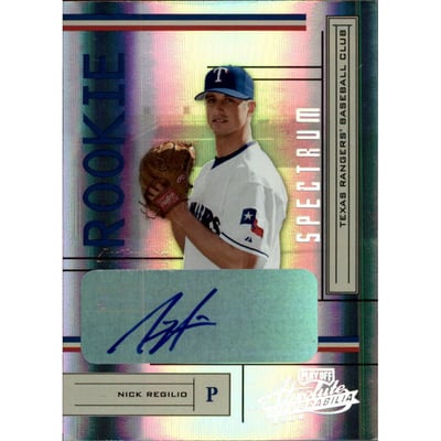 2004 Absolute Memorabilia Signature Spectrum Silver #232 Nick Regilio/250