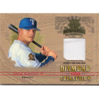 2004 Diamond Kings Diamond Cut Jerseys #DC32 Hank Blalock/100