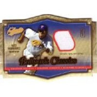2004 Fleer Authentix Ballpark Classics Jersey #AR Alex Rodriguez