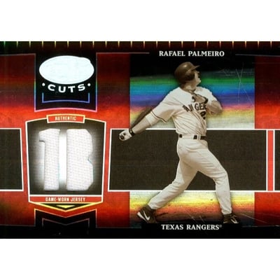 2004 Leaf Certified Cuts Marble Material Red Position #219 R.Palmeiro Rgr Jsy/100