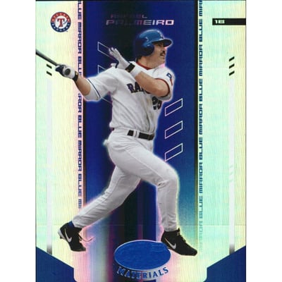 2004 Leaf Certified Materials Mirror Blue #211 Rafael Palmeiro Rgr