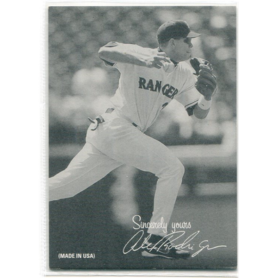 2004 Leaf Exhibits 1939-46 Sincerely Yours Right #3 Alex Rodriguez