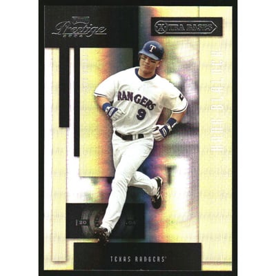 2004 Playoff Prestige Xtra Bases Black #187 Hank Blalock
