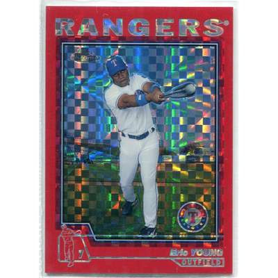 2004 Topps Chrome Red X-Fractors #451 Eric Young
