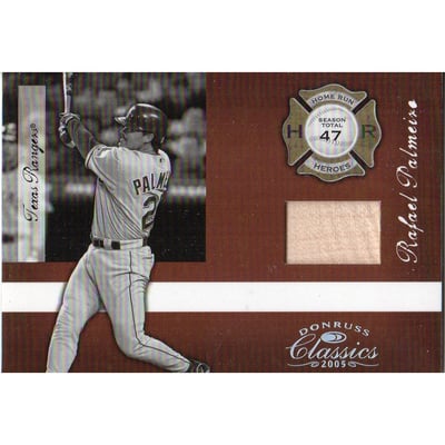 2005 Donruss Classics Home Run Heroes Bat #25 Rafael Palmeiro/47