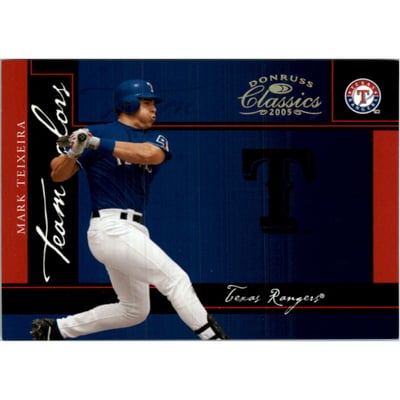 2005 Donruss Classics Team Colors Gold #TC27 Mark Teixeira