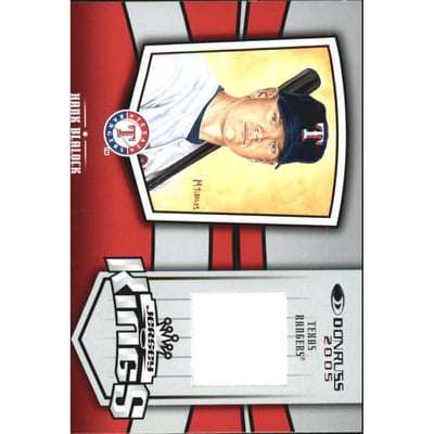2005 Donruss Jersey Kings #24 Hank Blalock/250