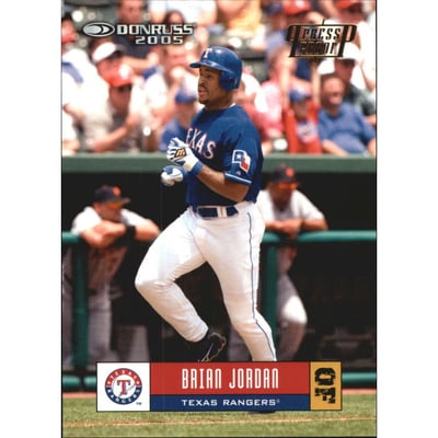 2005 Donruss Press Proofs Gold #355 Brian Jordan