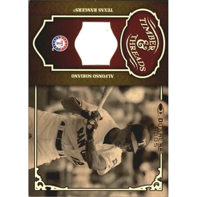 2005 Donruss Timber and Threads Jersey #2 Alfonso Soriano
