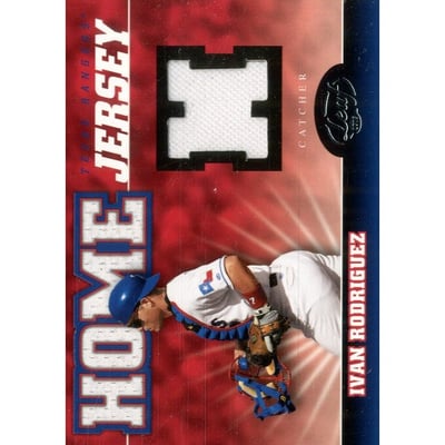 2005 Leaf Home/Road Jersey #7H Ivan Rodriguez H