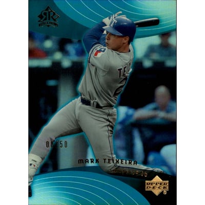 2005 Reflections Turquoise #40 Mark Teixeira