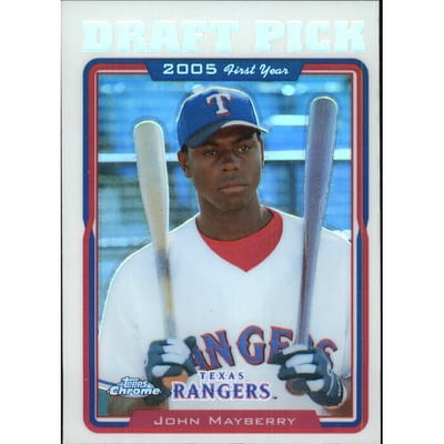 2005 Topps Chrome Update Refractors #199 John Mayberry Jr. FY