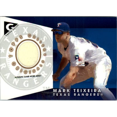 2005 Topps Gallery Originals Relics #MT Mark Teixeira Jsy