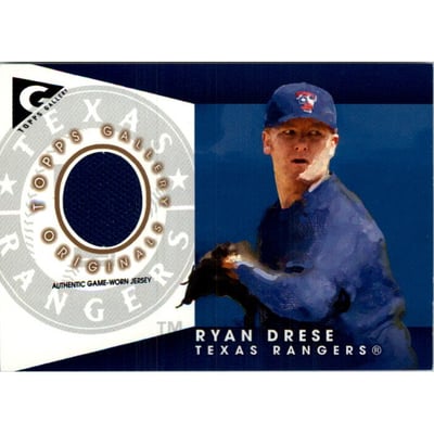 2005 Topps Gallery Originals Relics #RD Ryan Drese Jsy