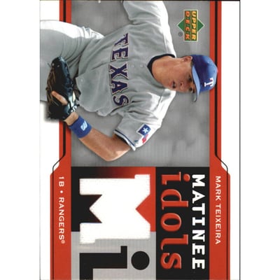 2005 Upper Deck Matinee Idols Jersey #MT Mark Teixeira