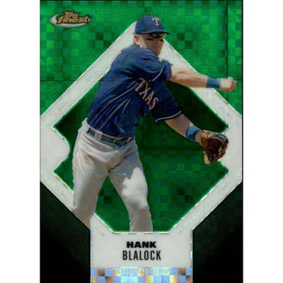 2006 Finest X-Fractors Green #78 Hank Blalock