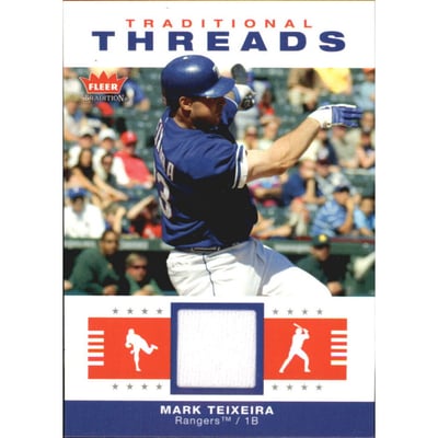 2006 Fleer Tradition Traditional Threads #TE Mark Teixeira Jsy