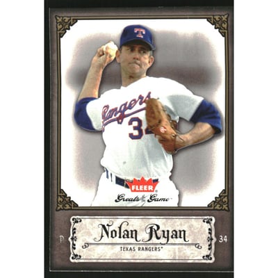 2006 Greats of the Game Pewter #67 Nolan Ryan