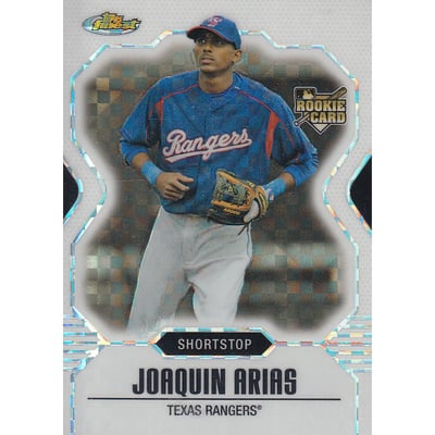 2007 Finest Rookie Photo Variation X-Fractors #139 Joaquin Arias Throw