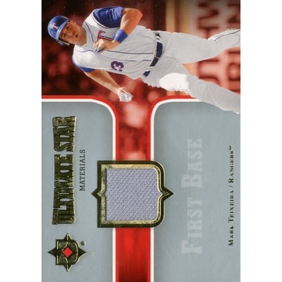 2007 Ultimate Collection Ultimate Star Materials #MT2 Mark Teixeira