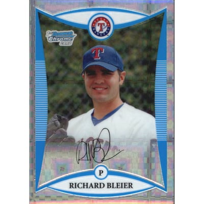 2008 Bowman Chrome Draft Prospects X-Fractors #BDPP22 Richard Bleier DP