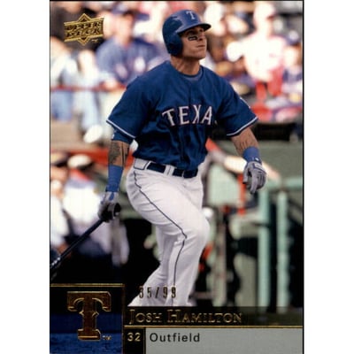 2009 Upper Deck Gold #902 Josh Hamilton