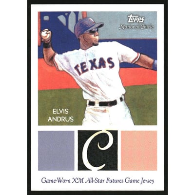 2010 Topps National Chicle Relics #EA Elvis Andrus B