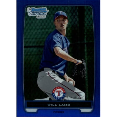 2012 Bowman Chrome Prospects Blue Refractors #BCP114 Will Lamb