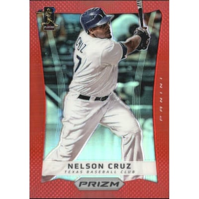 2012 Panini Prizm Prizms Red #108 Nelson Cruz