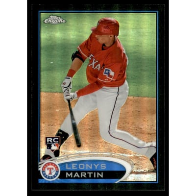 2012 Topps Chrome Black Refractors #175 Leonys Martin