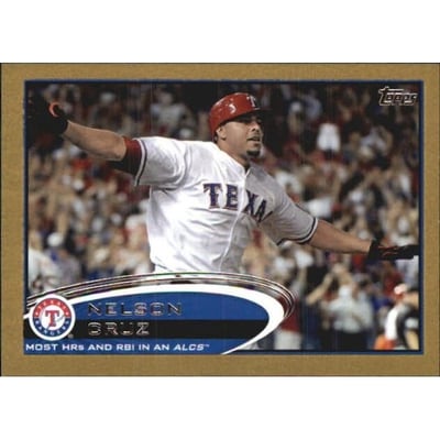2012 Topps Mini Gold #360 Nelson Cruz RB