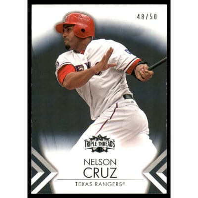 2012 Topps Triple Threads Onyx #84 Nelson Cruz