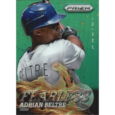 2013 Panini Prizm Fearless Prizms Green #7 Adrian Beltre
