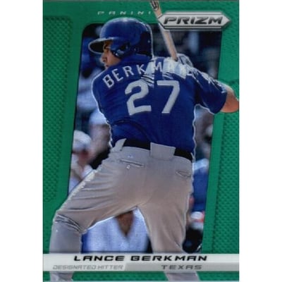 2013 Panini Prizm Prizms Green #54 Lance Berkman