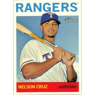 2013 Topps Heritage #482 Nelson Cruz SP