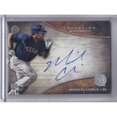 2014 Bowman Inception Rookie Autographs #RAMC Michael Choice