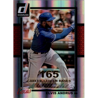 2014 Donruss Stat Line Career #72 Elvis Andrus/165