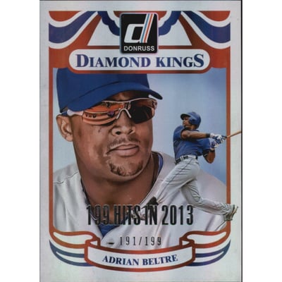 2014 Donruss Stat Line Season #12 Adrian Beltre DK/199