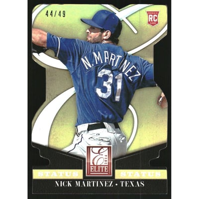 2014 Elite Status Gold #91 Nick Martinez