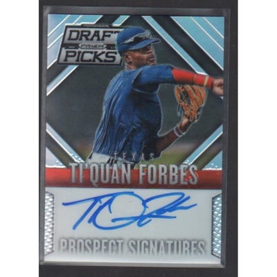 2014 Panini Prizm Perennial Draft Picks Prospect Signatures Prizms #59 Ti'Quan Forbes