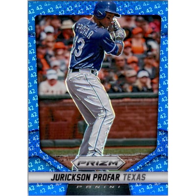 2014 Panini Prizm Prizms Blue 42 #39 Jurickson Profar