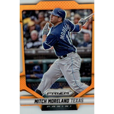 2014 Panini Prizm Prizms Orange Die Cut #146 Mitch Moreland