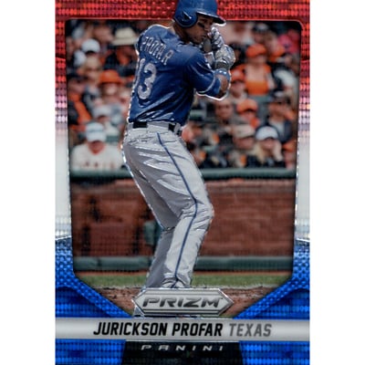 2014 Panini Prizm Prizms Red White and Blue Pulsar #39 Jurickson Profar