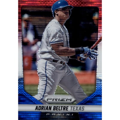 2014 Panini Prizm Prizms Red White and Blue Pulsar #45 Adrian Beltre