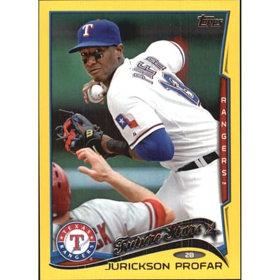 2014 Topps Yellow #18 Jurickson Profar FS