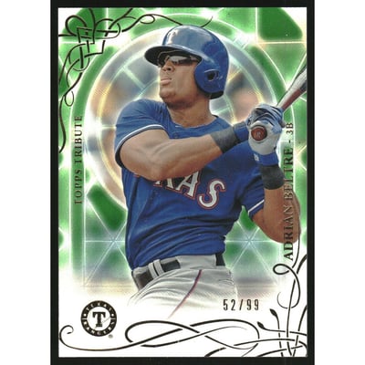 2015 Topps Tribute Green #28 Adrian Beltre