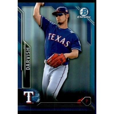 2016 Bowman Chrome Blue Refractors #47 Yu Darvish