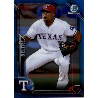 2016 Bowman Chrome Blue Refractors #78 Adrian Beltre