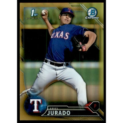 2016 Bowman Chrome Prospects Gold Refractors #BCP48 Ariel Jurado